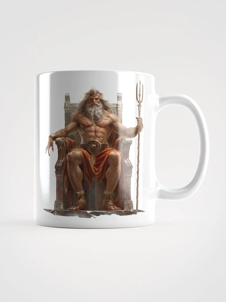 Poseidon - The God of the Oceans White Glossy Mug product image (1)