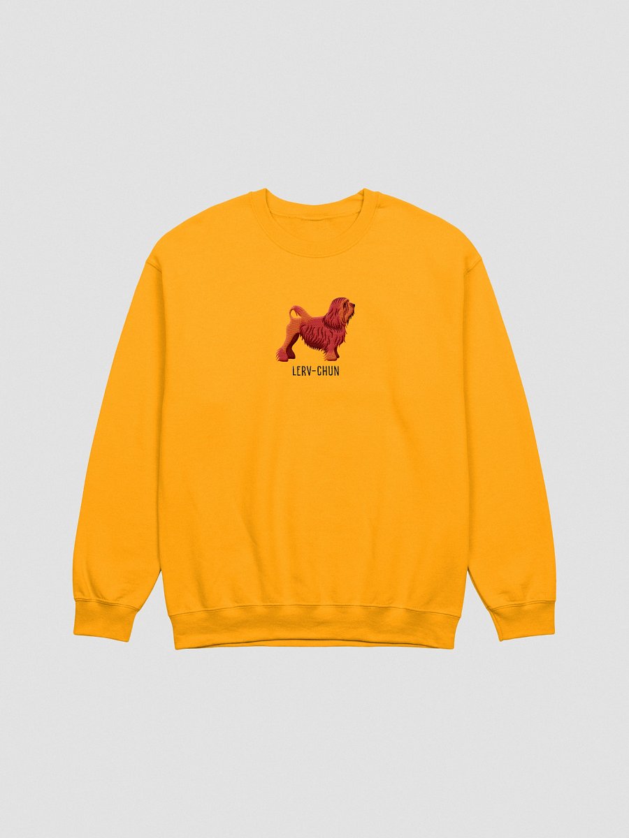 Lerv-Chun Sweatshirt (Embroidered) of a Löwchen(Red) product image (10)