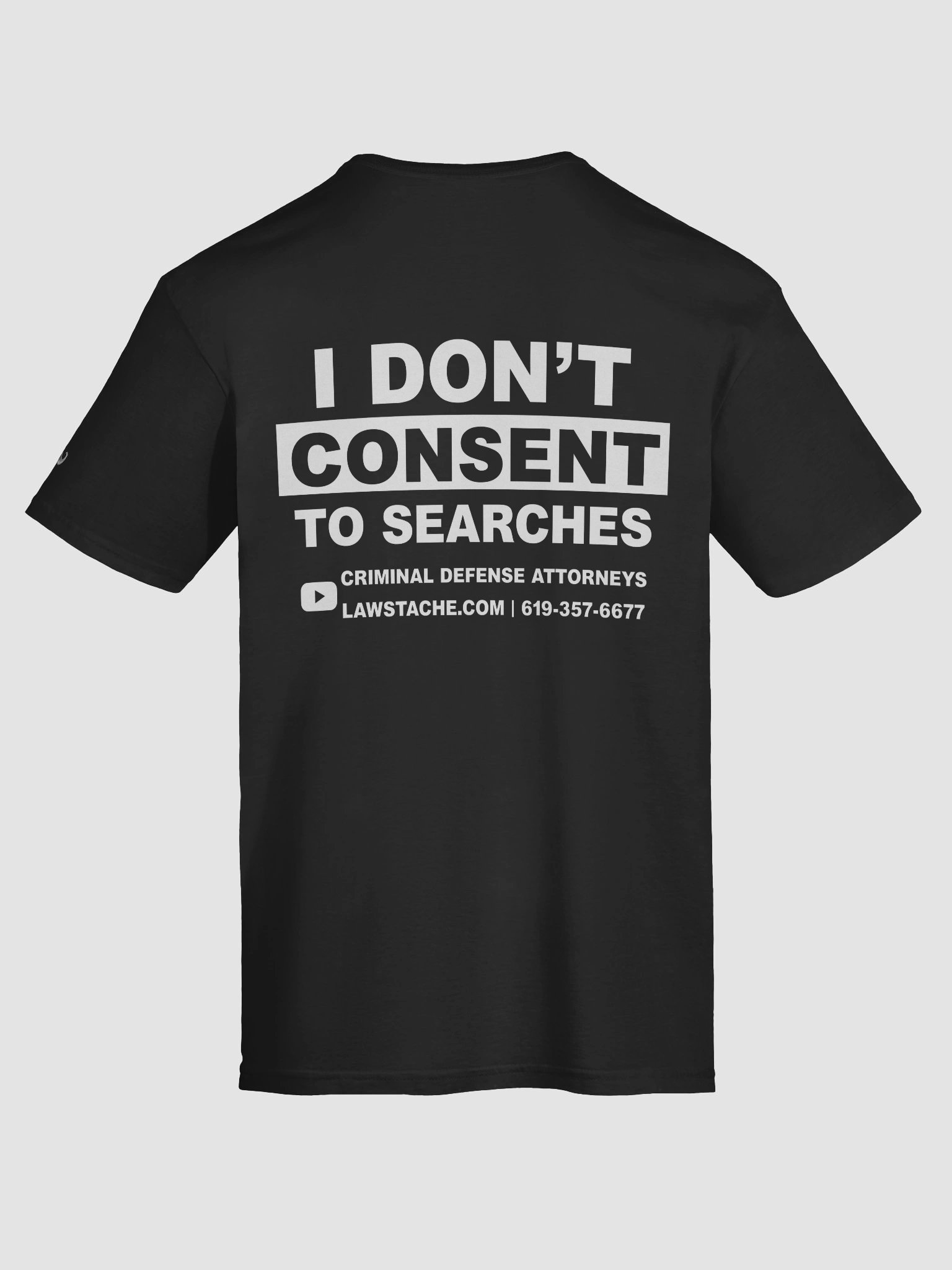 I Don't Consent to Searches - Tee - WHT PRINT product image (54)