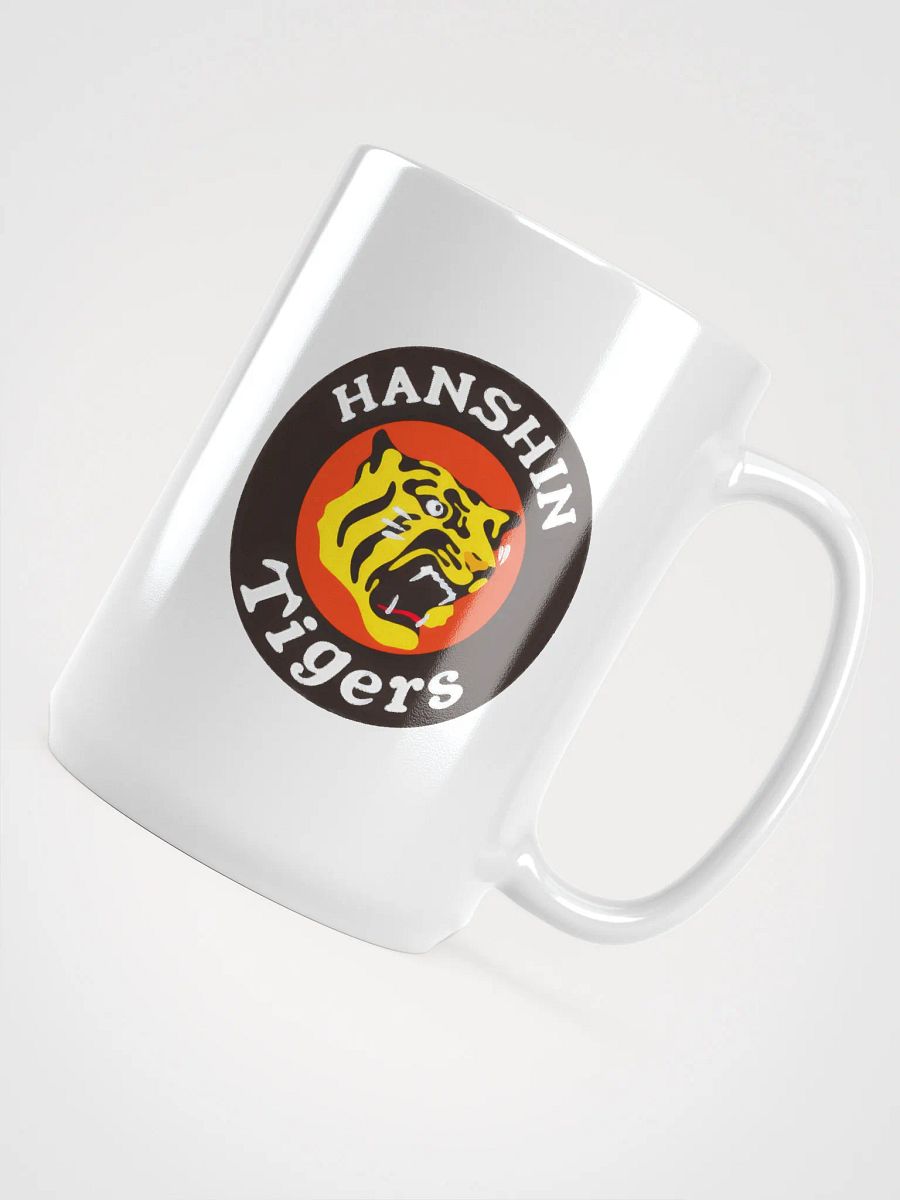 Hanshin Tigers White Glossy Mug product image (4)