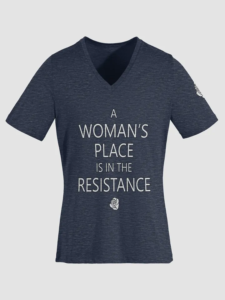 A Woman's Place Relaxed V-Neck T-Shirt product image (29)