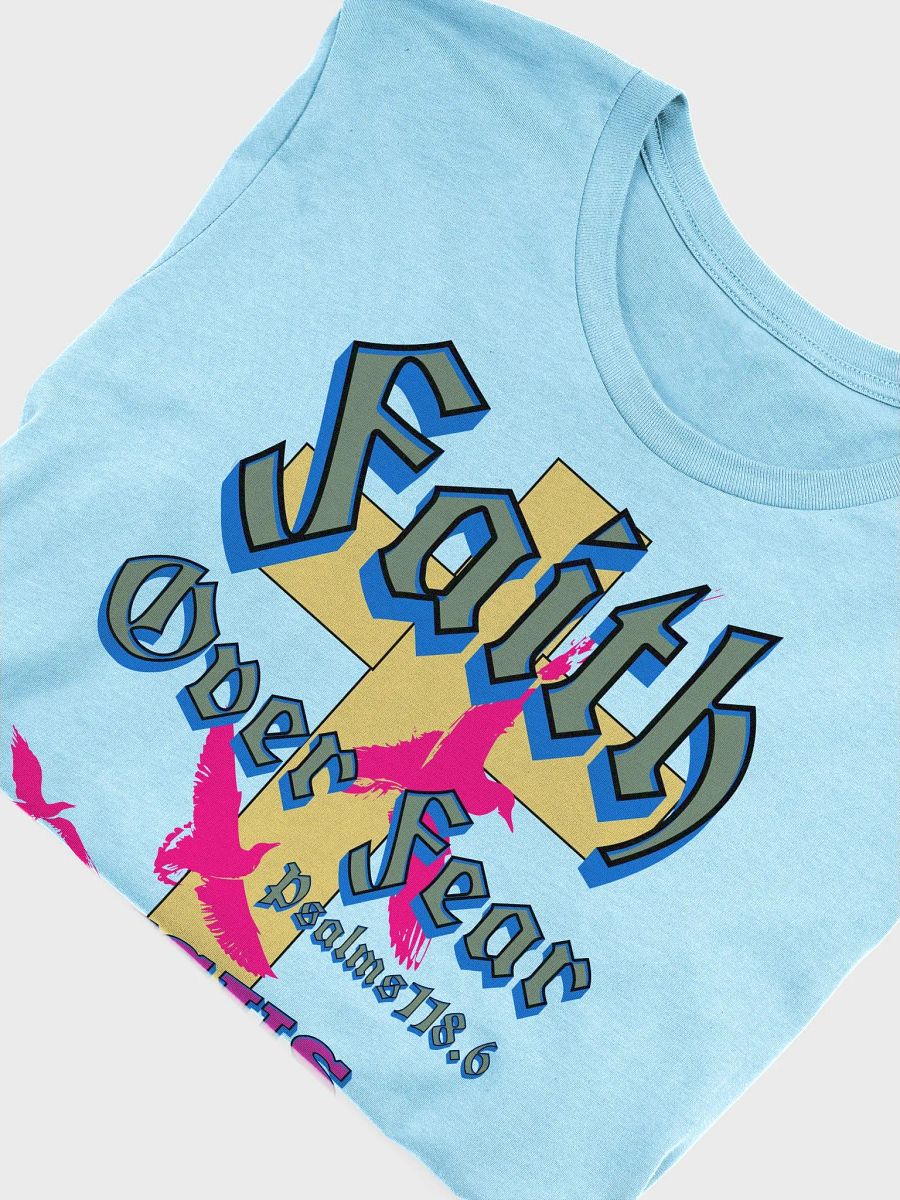 Faith Over Fear Jesus Cross T-Shirt product image (21)