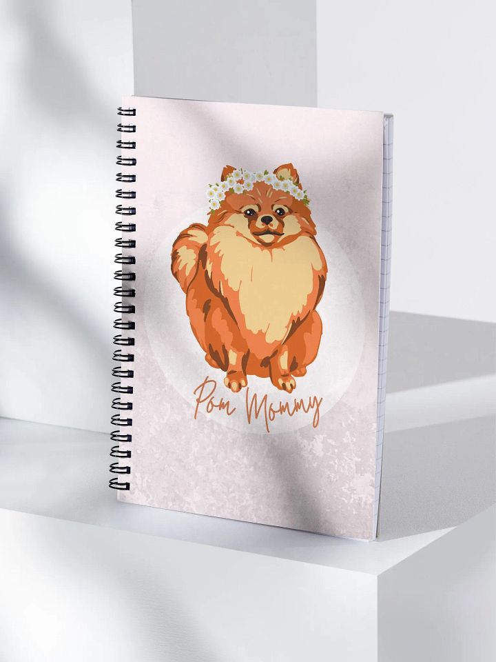 Pomeranian Mommy Spiral Notebook product image (1)