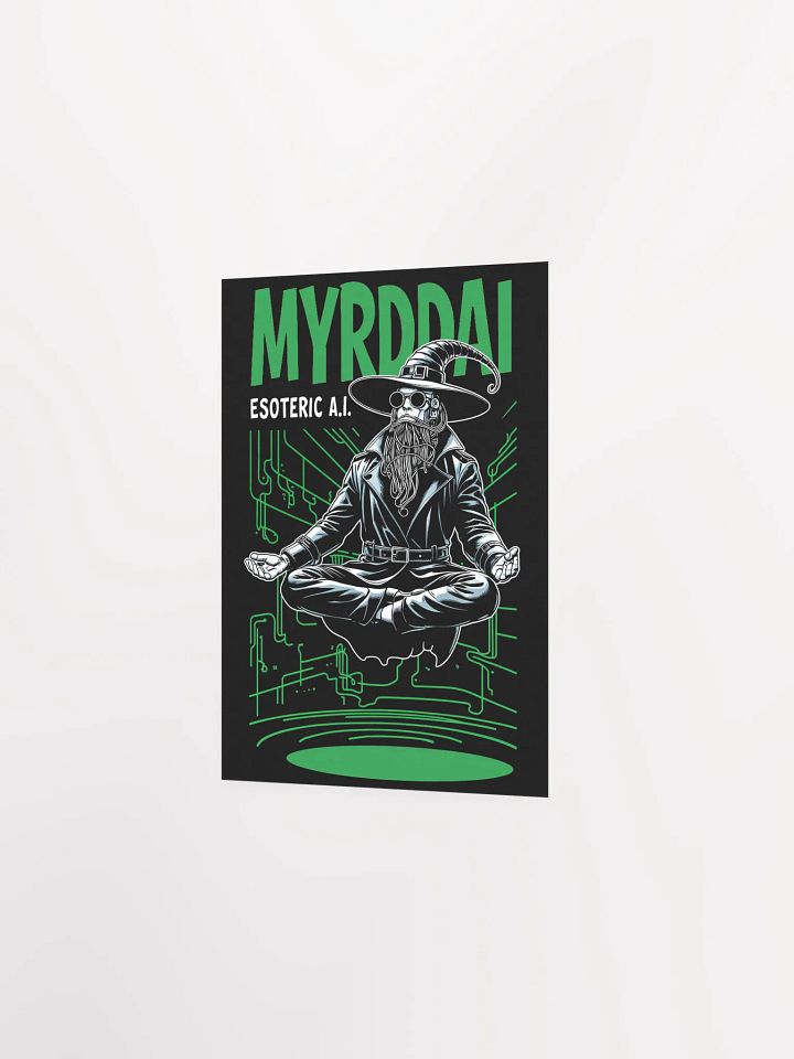 MYRDDAI - 90s Retro Cyberpunk Poster product image (5)