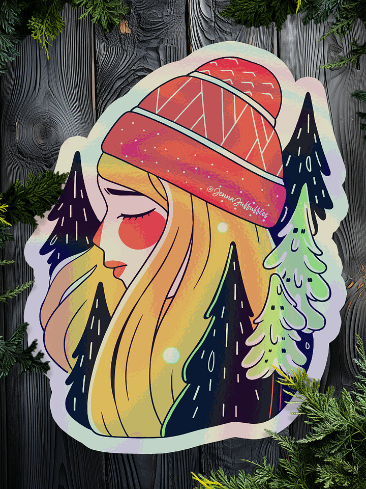 Mistral | 3D Holographic Kiss-Cut Sticker product image (1)