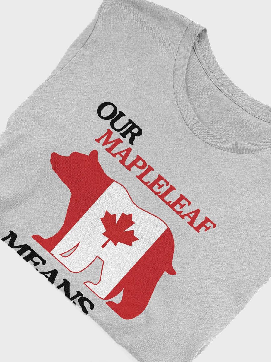 Canadian Flag Bear Silhouette T-Shirt product image (4)