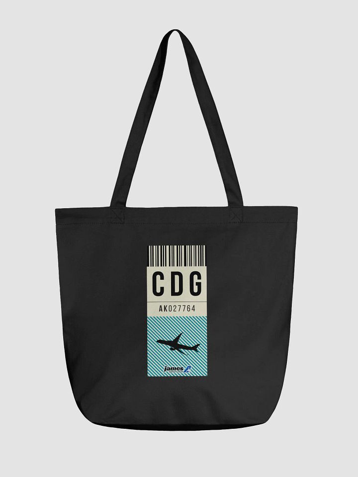 Charles de Gaulle (CDG) Stylish Luggage Tag Tote Bag product image (1)