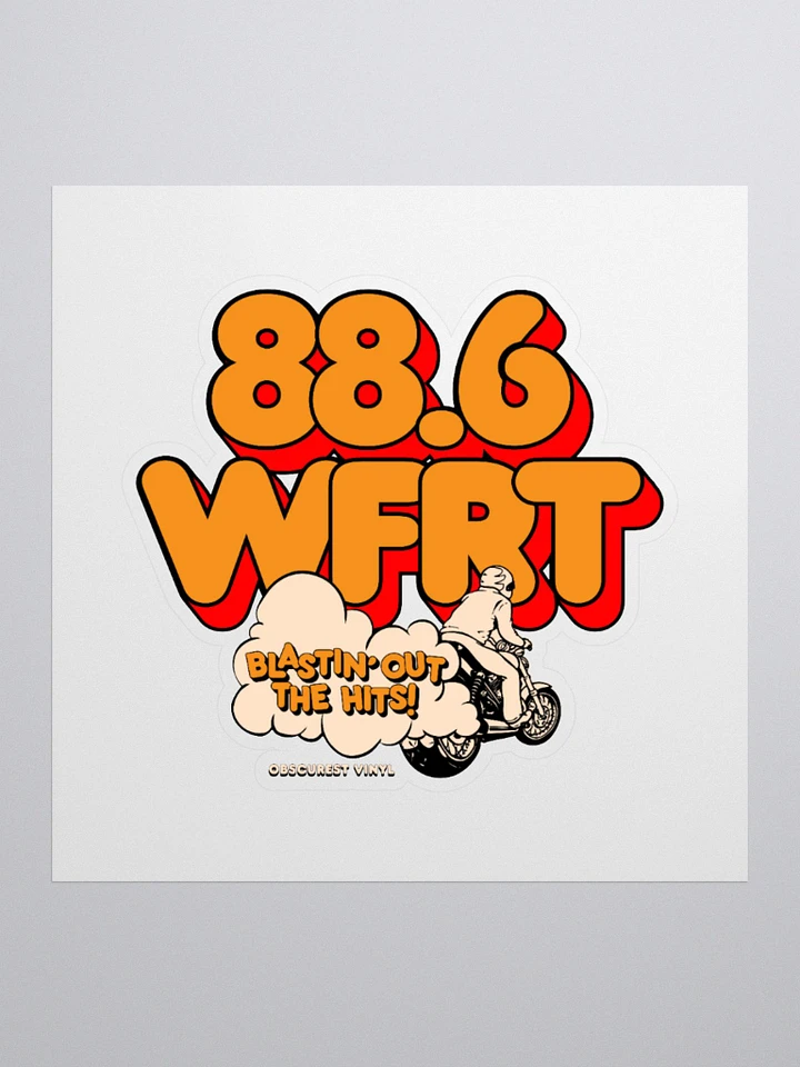 88.6 WFRT Sticker product image (2)