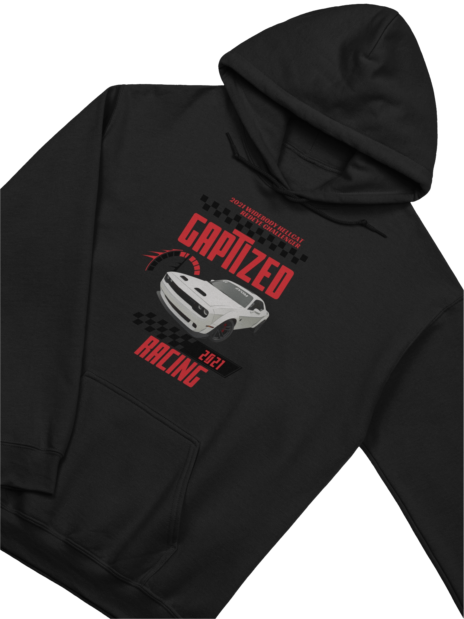 Gaptized Racing™ Black Performance Hoodie product image (3)