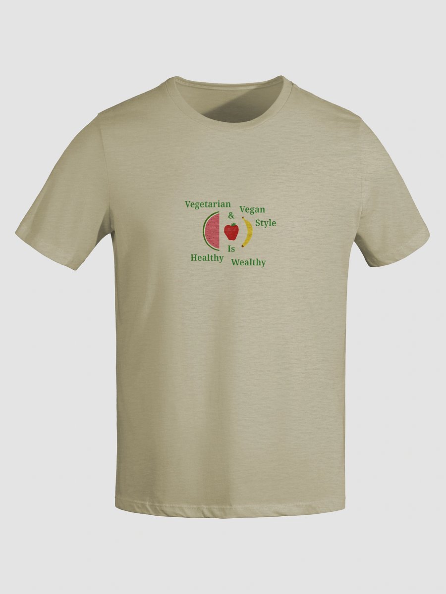 Healthy Wealthy Vegetarian & Vegan T-Shirt product image (7)