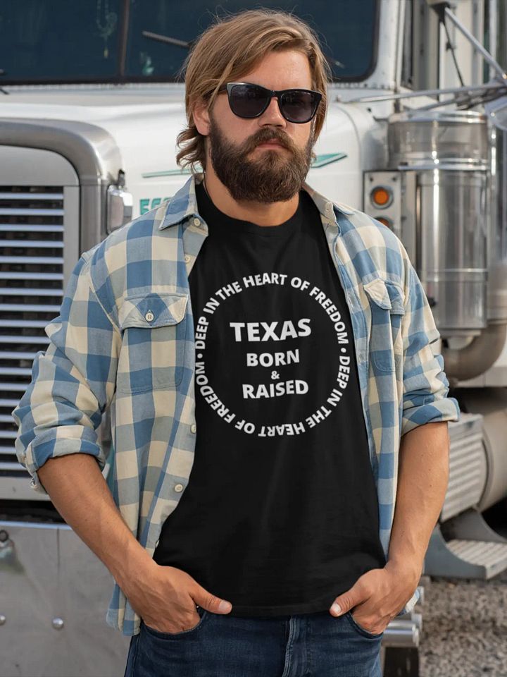 Texas Born & Raised Dark T-Shirt product image (2)