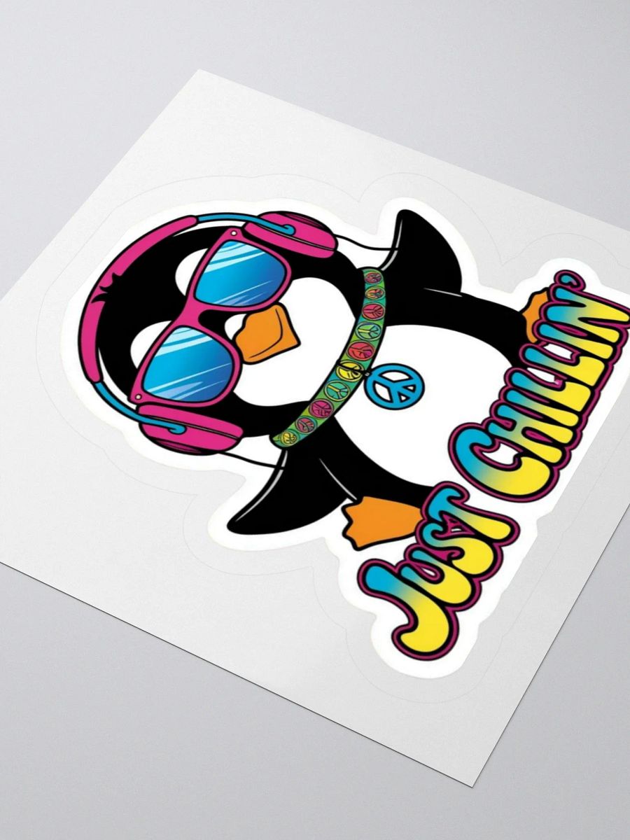 Just Chilin' Penguin Kiss Cut Stickers product image (8)