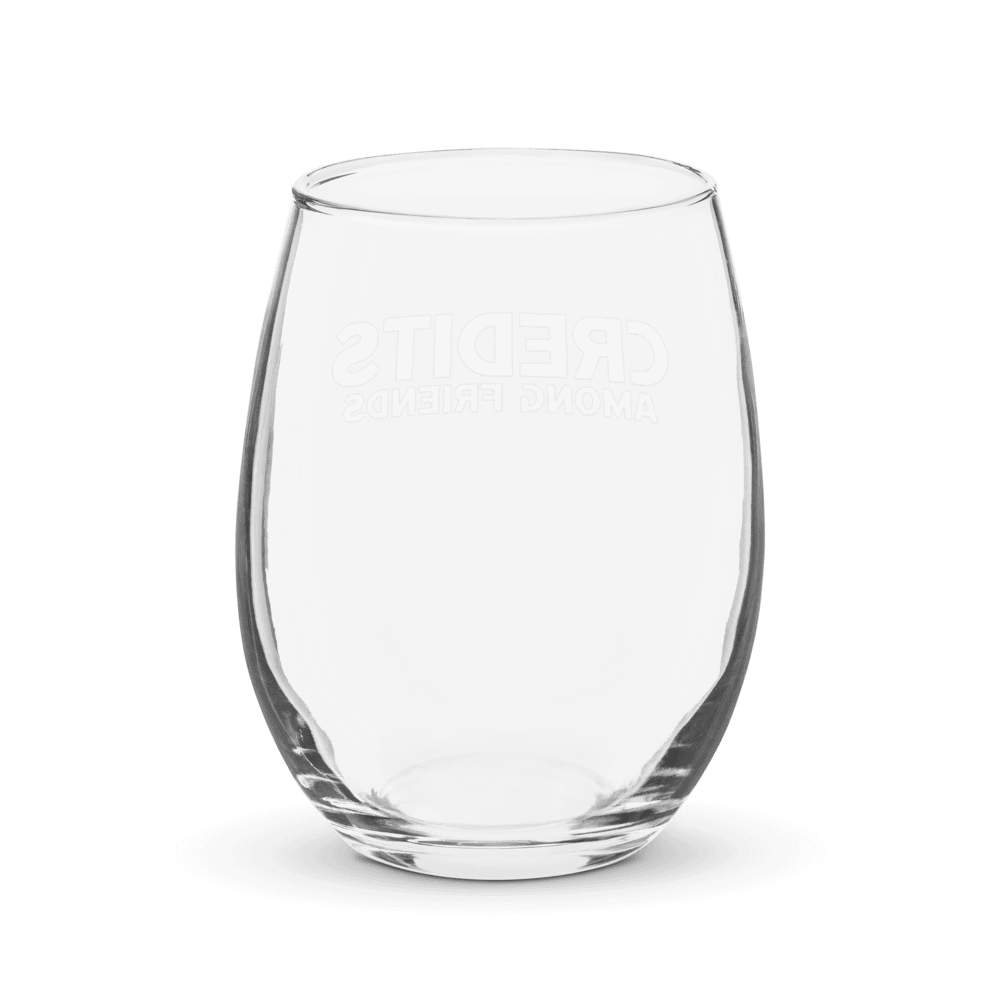 Credits Among Friends - Stemless Wine Glass product image (2)