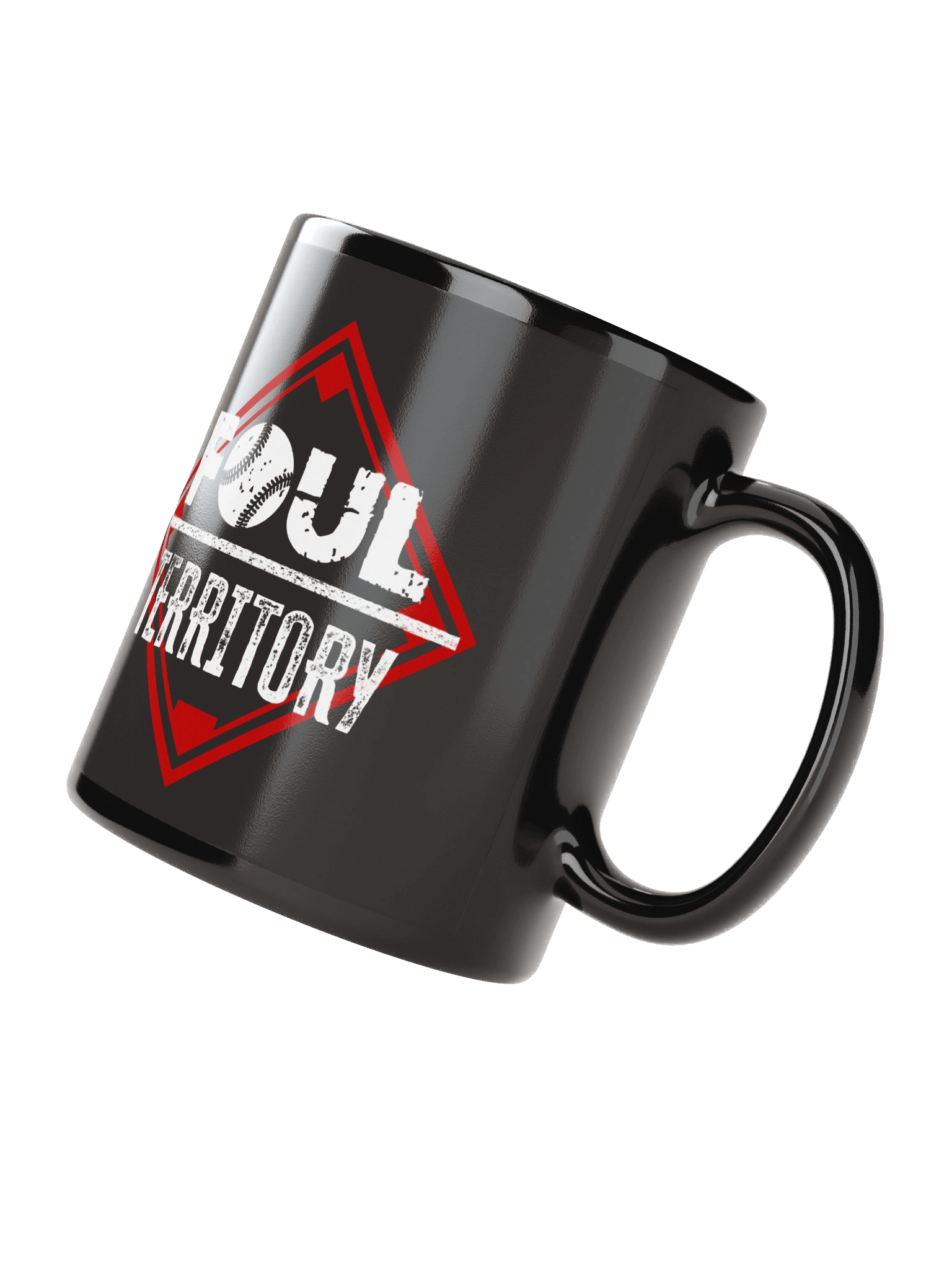Foul Territory Glossy Black Mug product image (2)