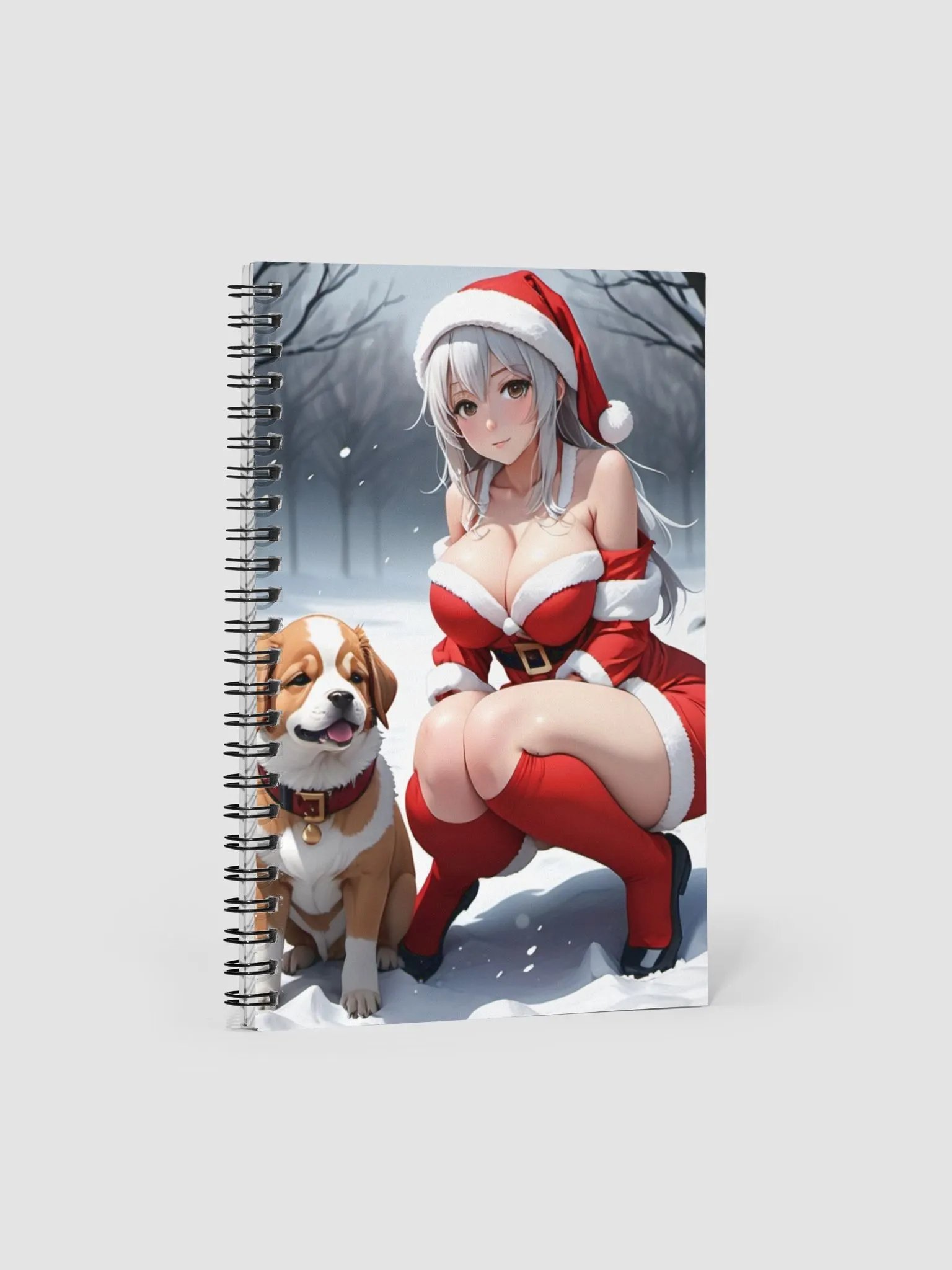 Winter Wonderland Anime Spiral Notebook product image (1)