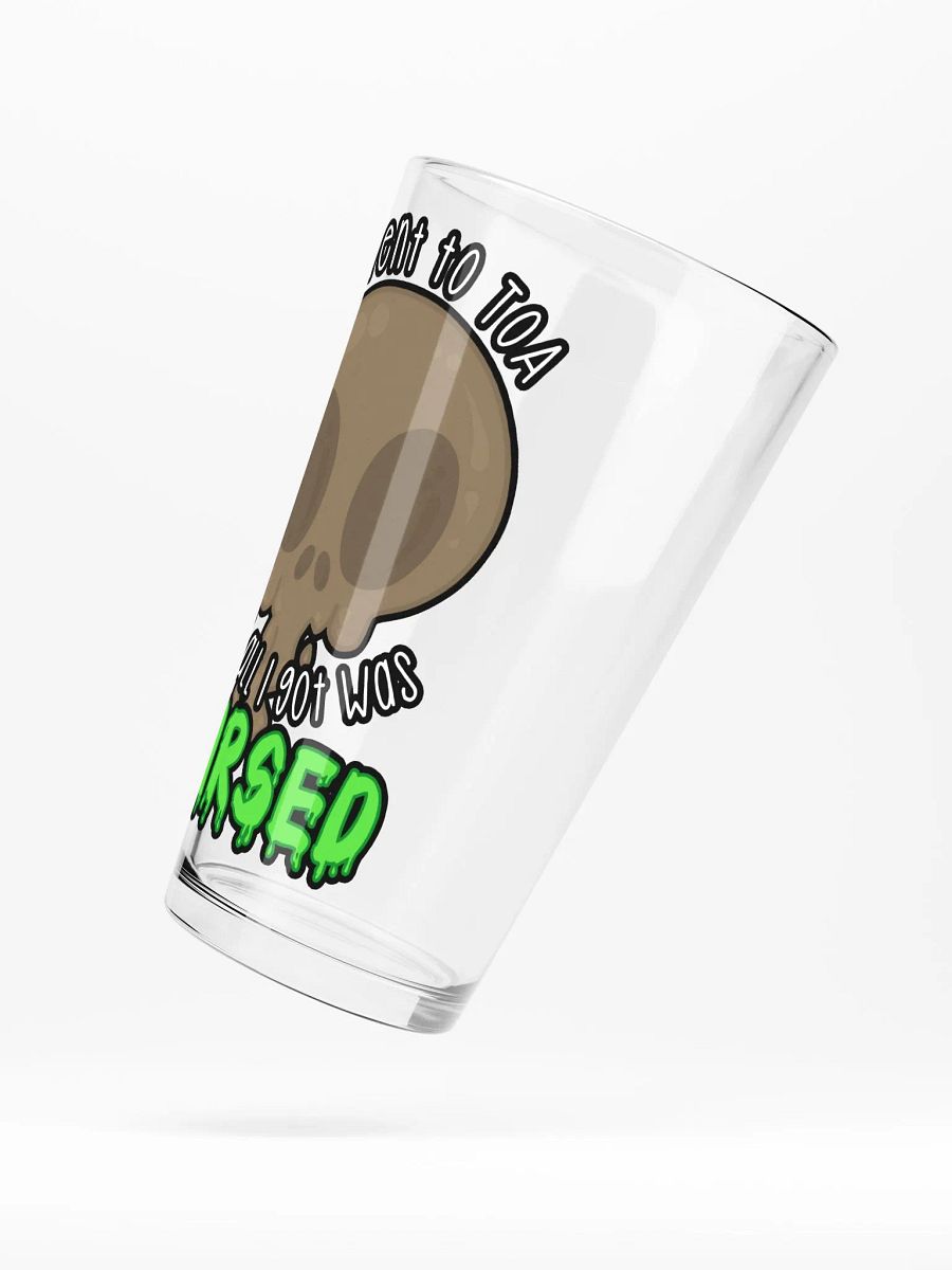 All I Got Was Cursed - Warrior - Pint Glass product image (5)