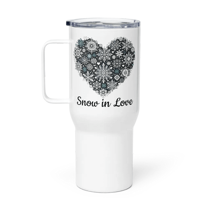 Snow in Love Travel Mug - Valentine's Day 2025 product image (1)