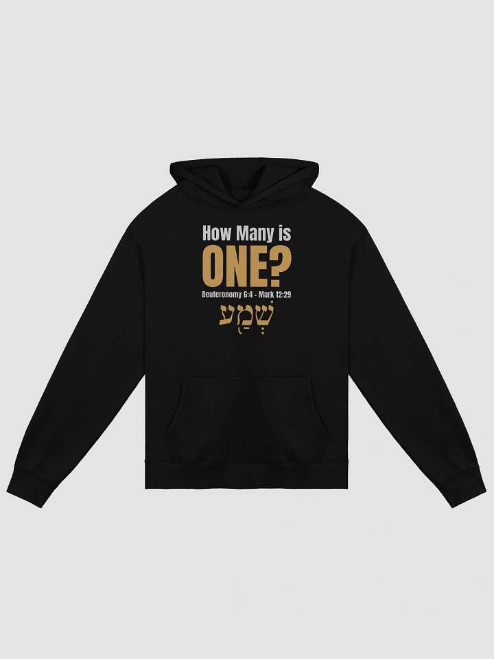 How Many is One Unisex Premium Oversized Hoodie (White Print) product image (2)