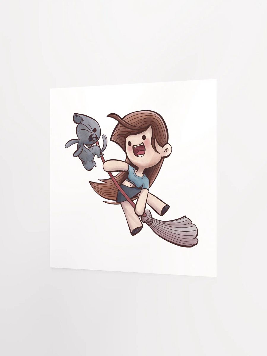 She & Her Pet | Matte Paper Poster product image (2)