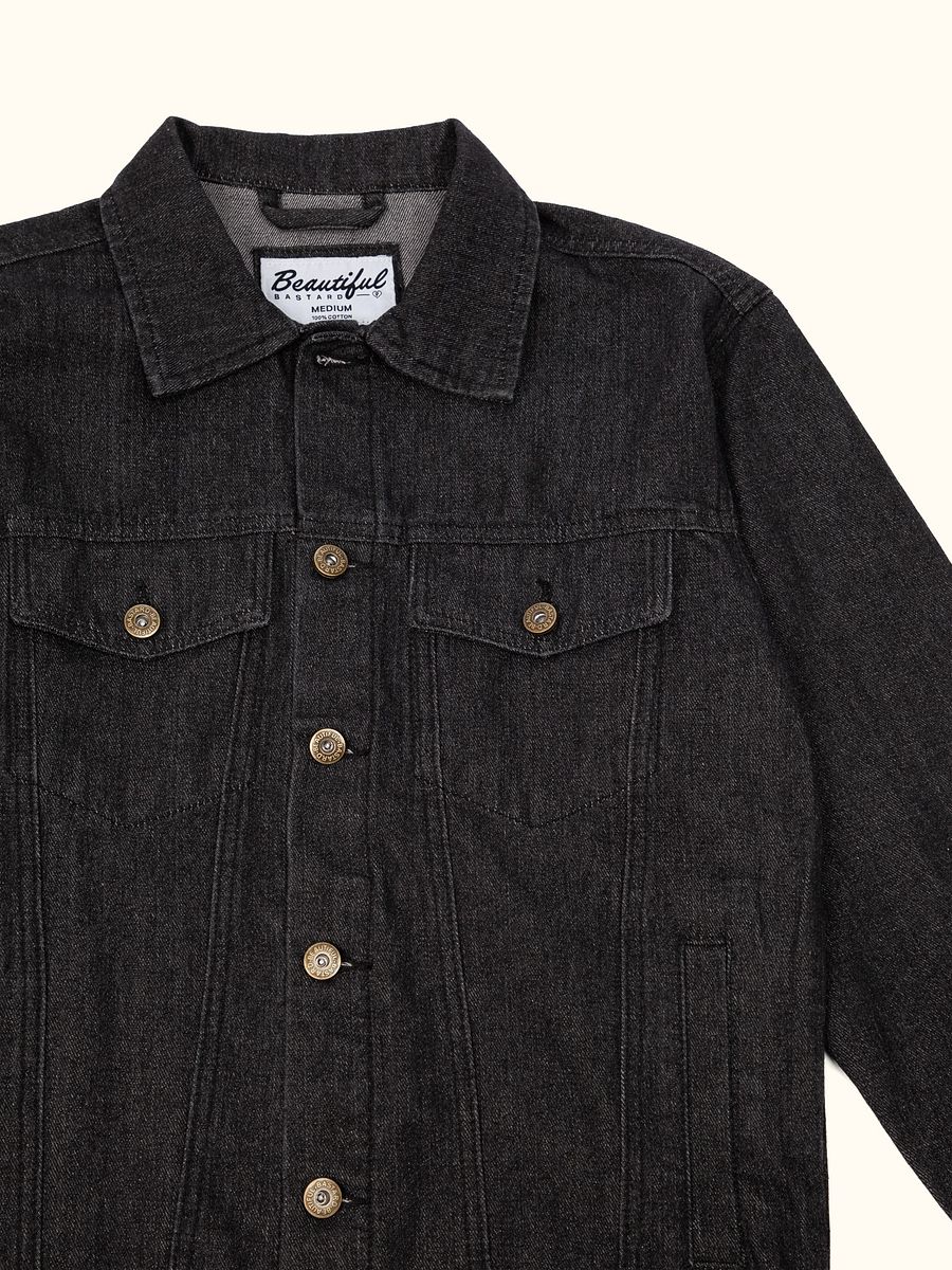 Black Denim Jacket product image (8)