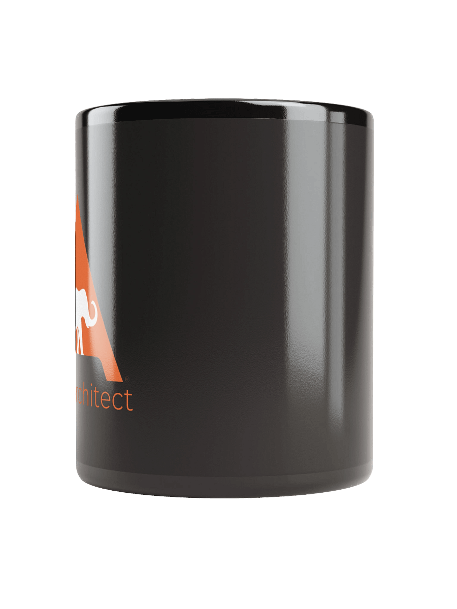 PHP Arch Logo Black Coffee Mug (Right Handed) product image (3)