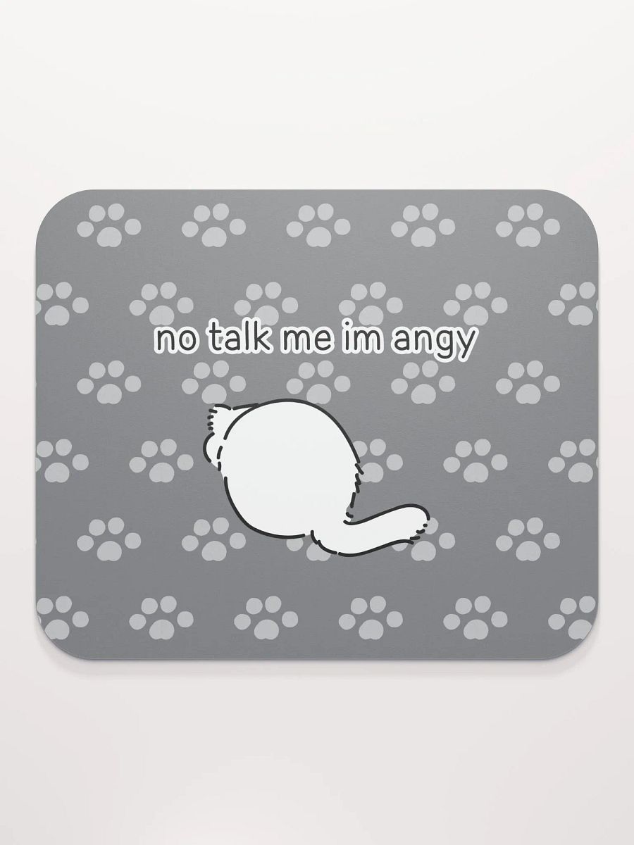 No Talk Manul Angy - Mousepad product image (2)