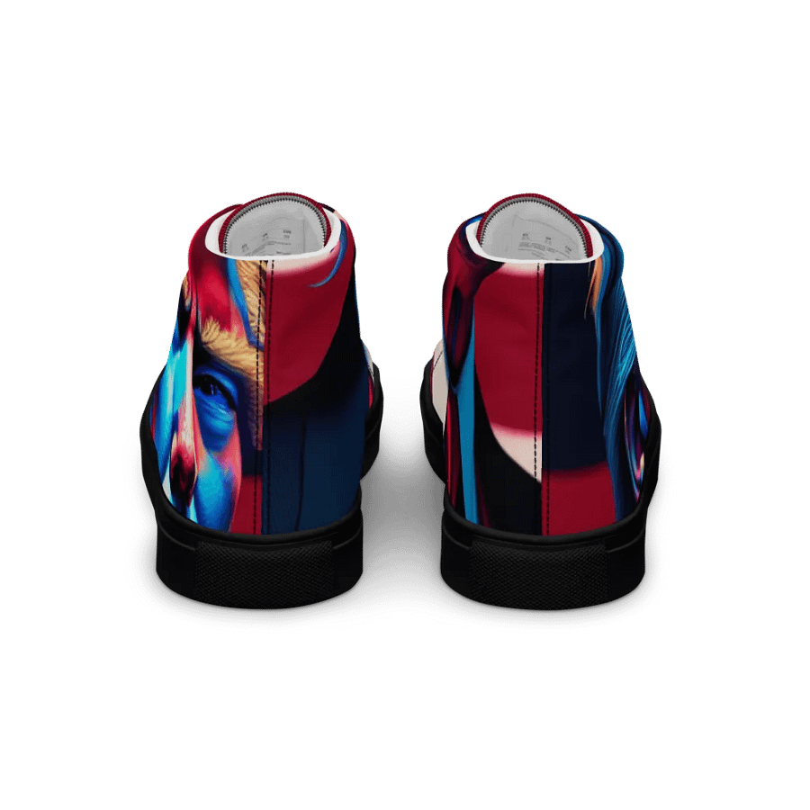 Blue and Red Mens High Tops product image (5)
