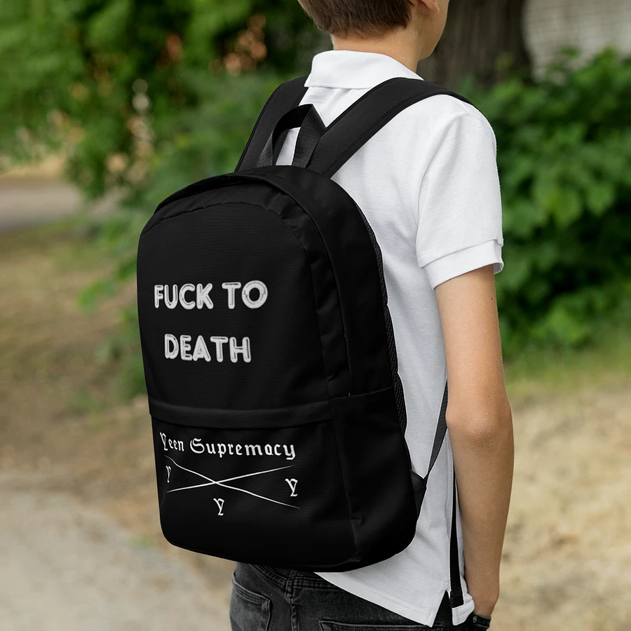Fuck to Death Backpack product image (6)