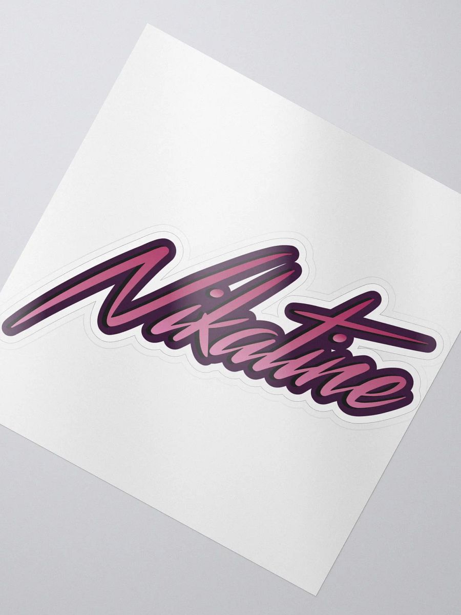 Nikatine Logo Sticker product image (3)