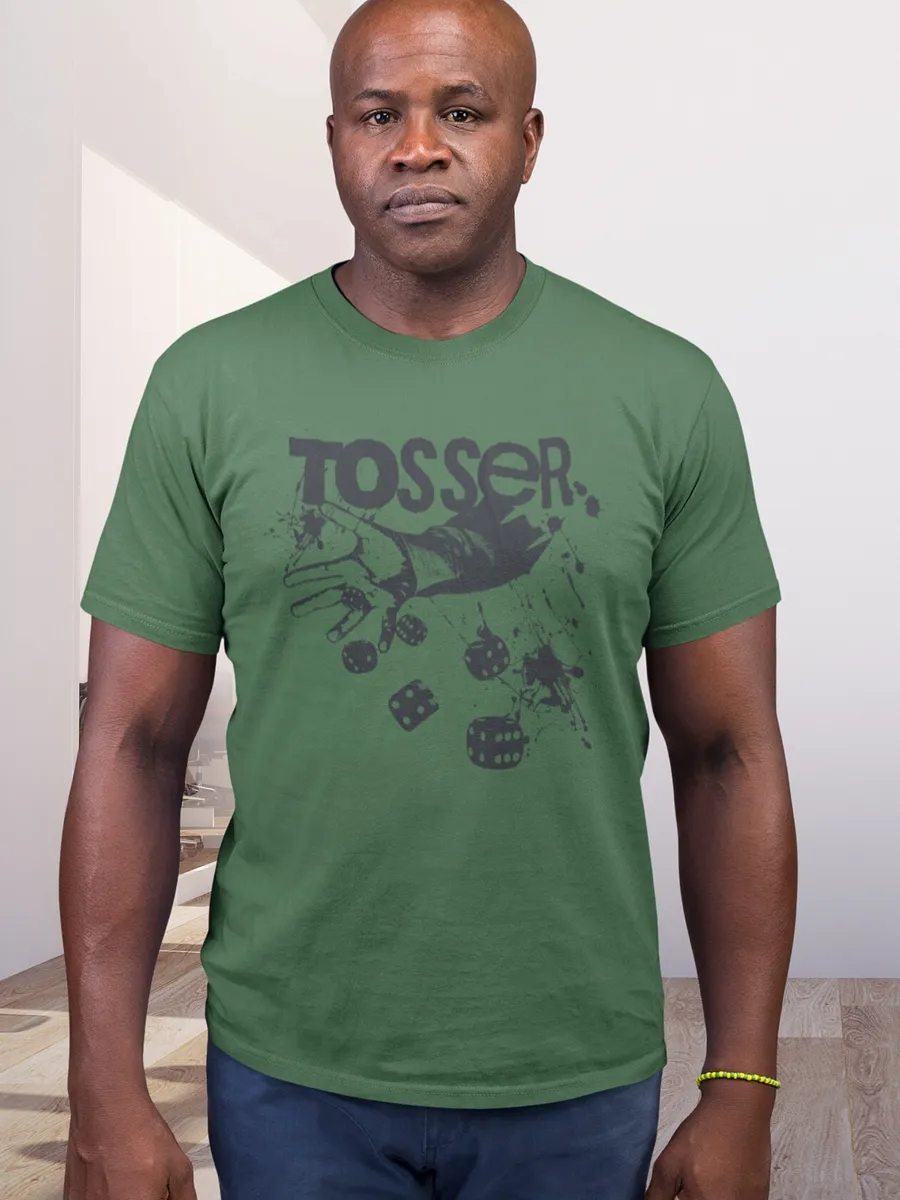 Tosser Dice Rolling Unisex T-shirt for Board Gamers - Green Leaf product image (1)