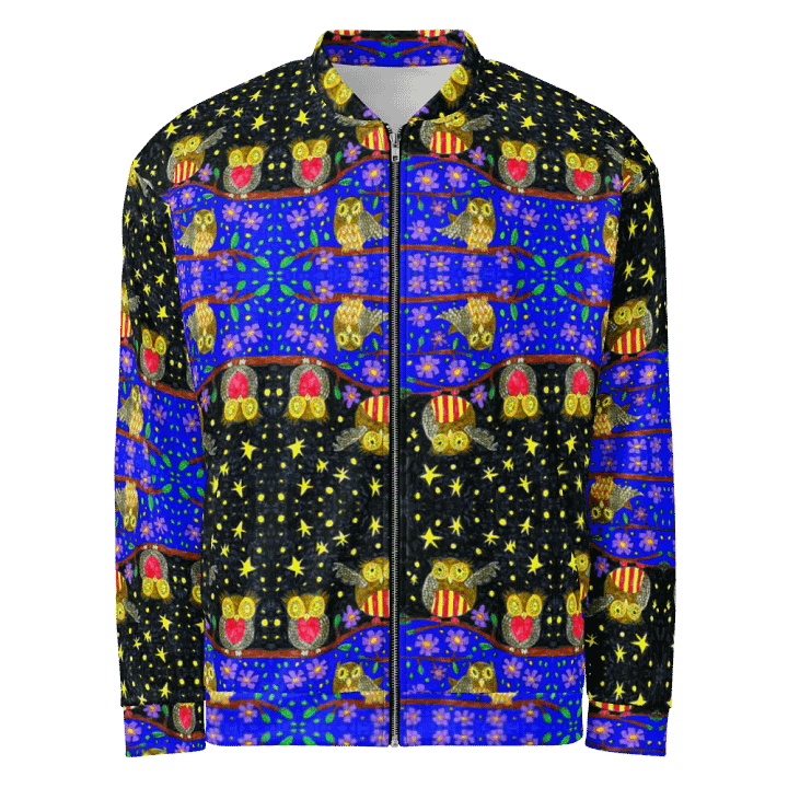 Starry Owl All-Over Bomber Jacket product image (1)