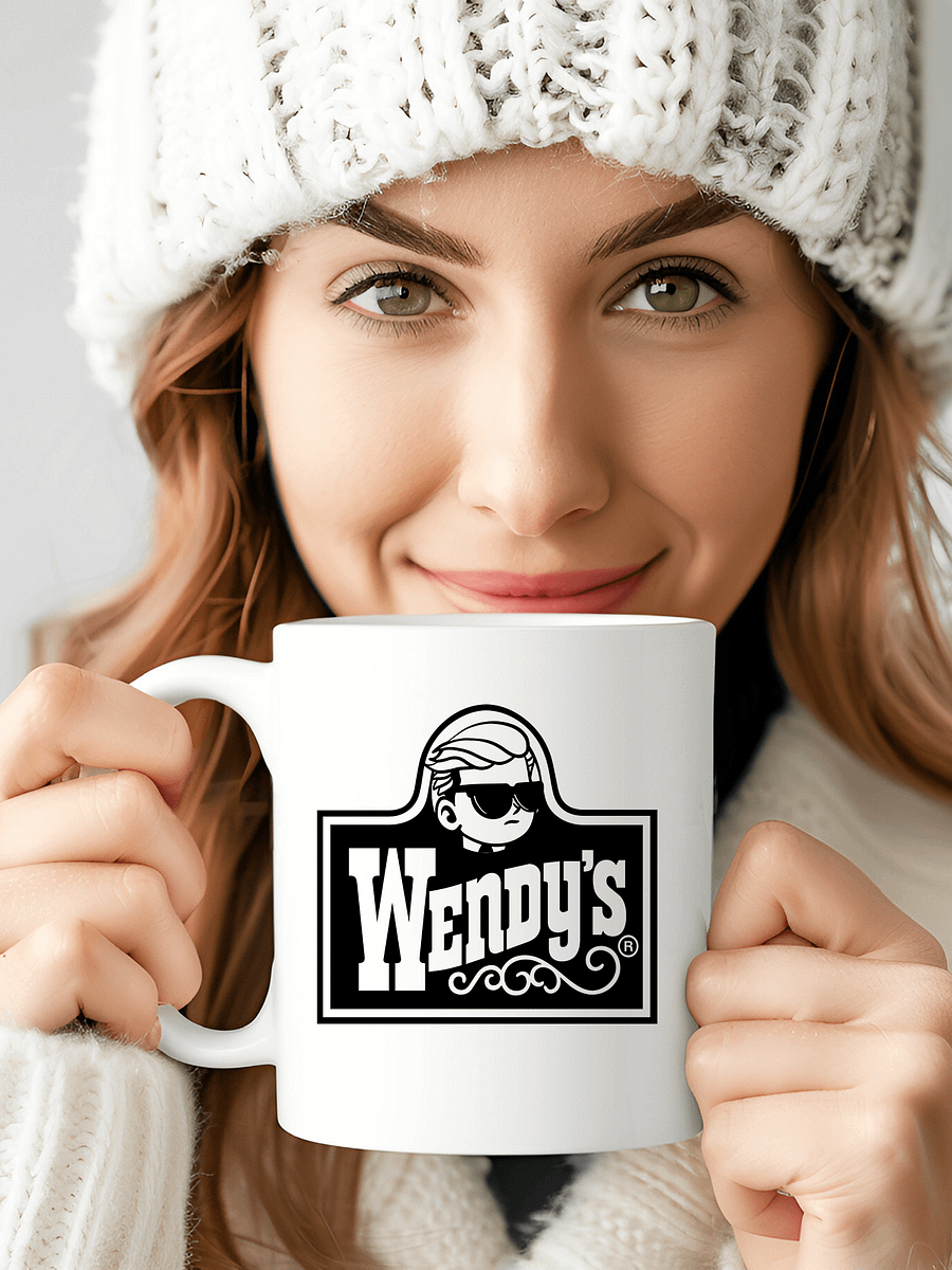 Wall Street Wendy’s 11oz Coffee Mug – Cool Retro Logo Design – Funny Coffee Lover Gift for Wendy’s Fans and Meme Enthusiasts product image (4)