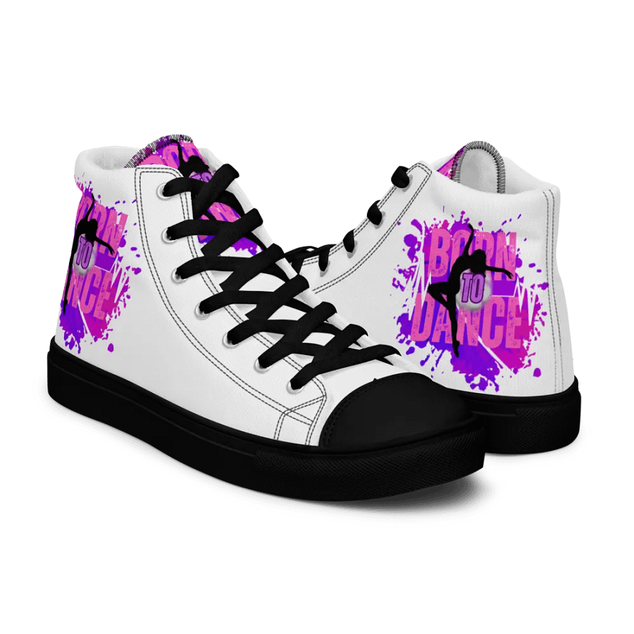Energetic Born to Dance Her Silhouette Men's High Tops product image (10)