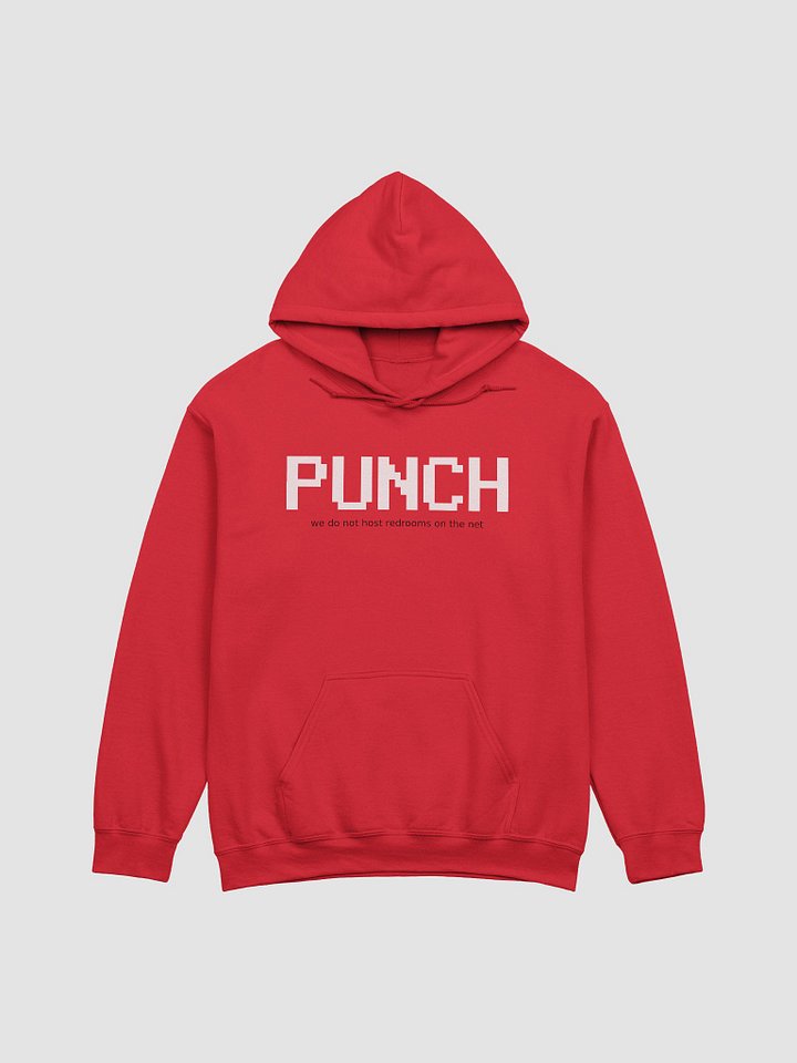punch hoodie red product image (1)