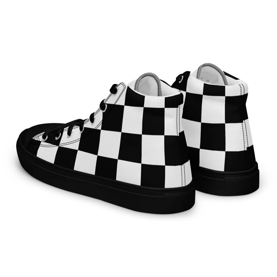 Womens checks canvas sneakers product image (7)