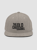 The Old Car Channel Snapback Hat (Black Font) product image (1)