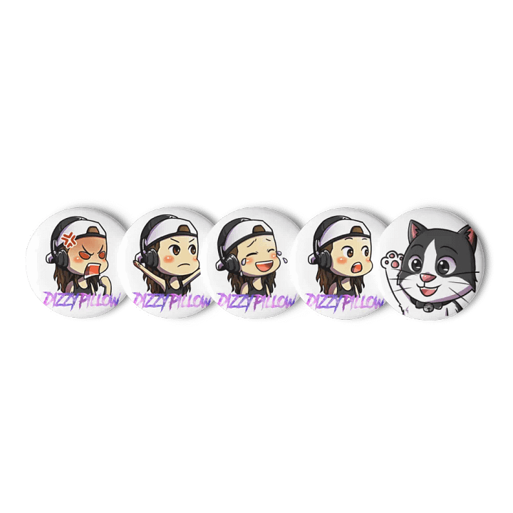 DizzyPillow Pin Set #1 product image (2)
