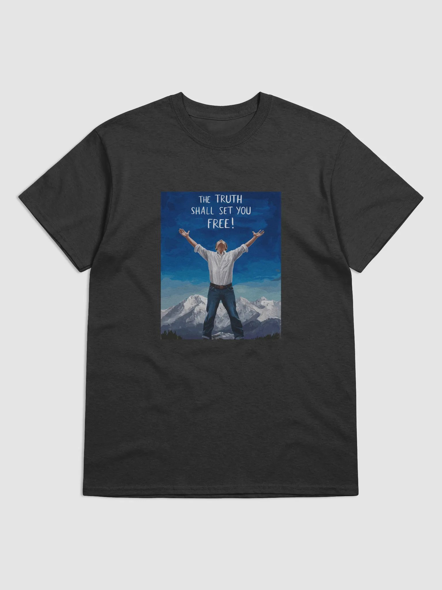 Truth & Freedom Mountain Unisex Tee product image (6)