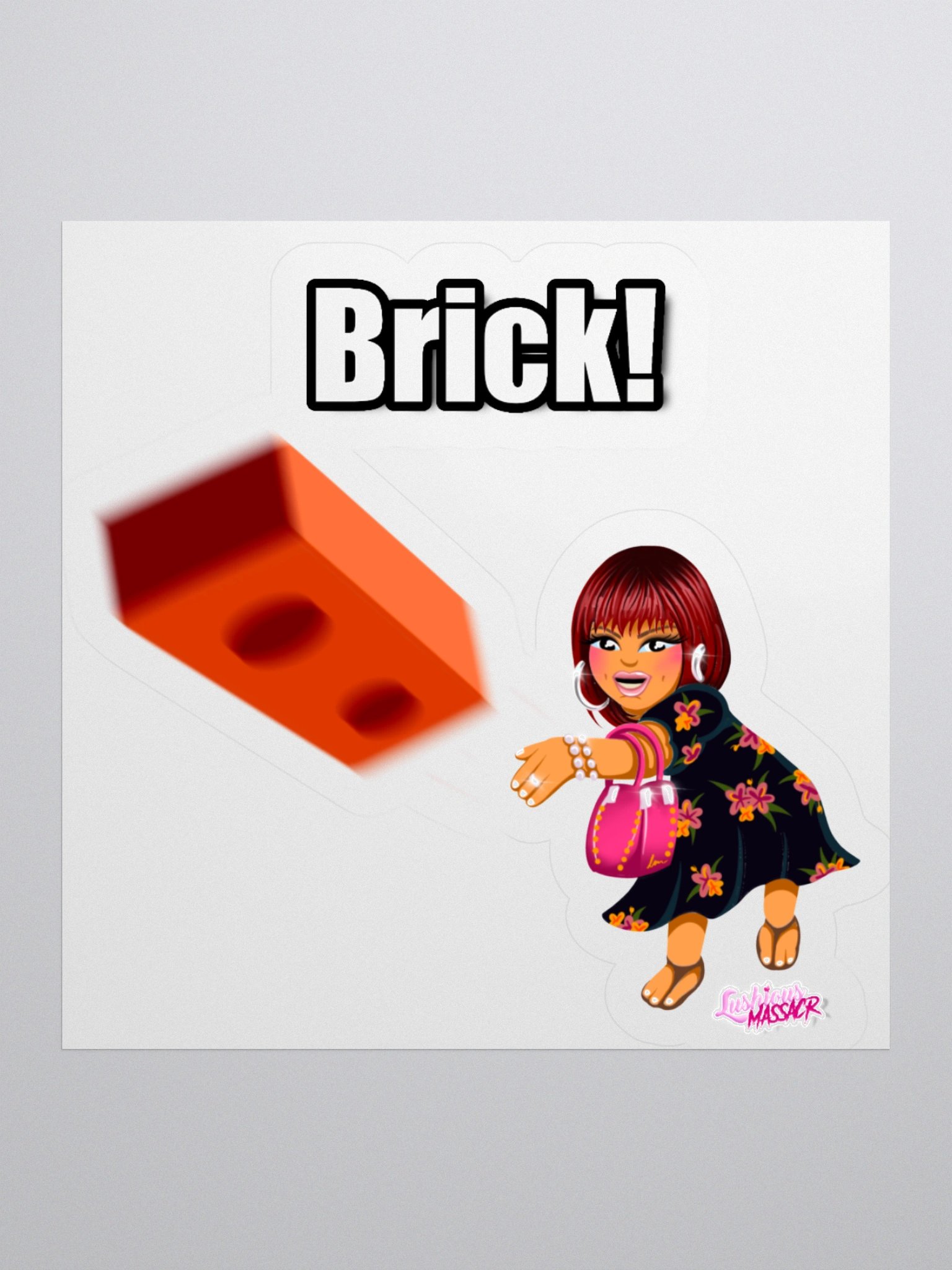 THE OFFICIAL BRICK! STICKER product image (2)