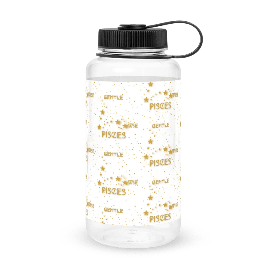 Pisces, Gentle & Wise, Water Bottle product image (2)