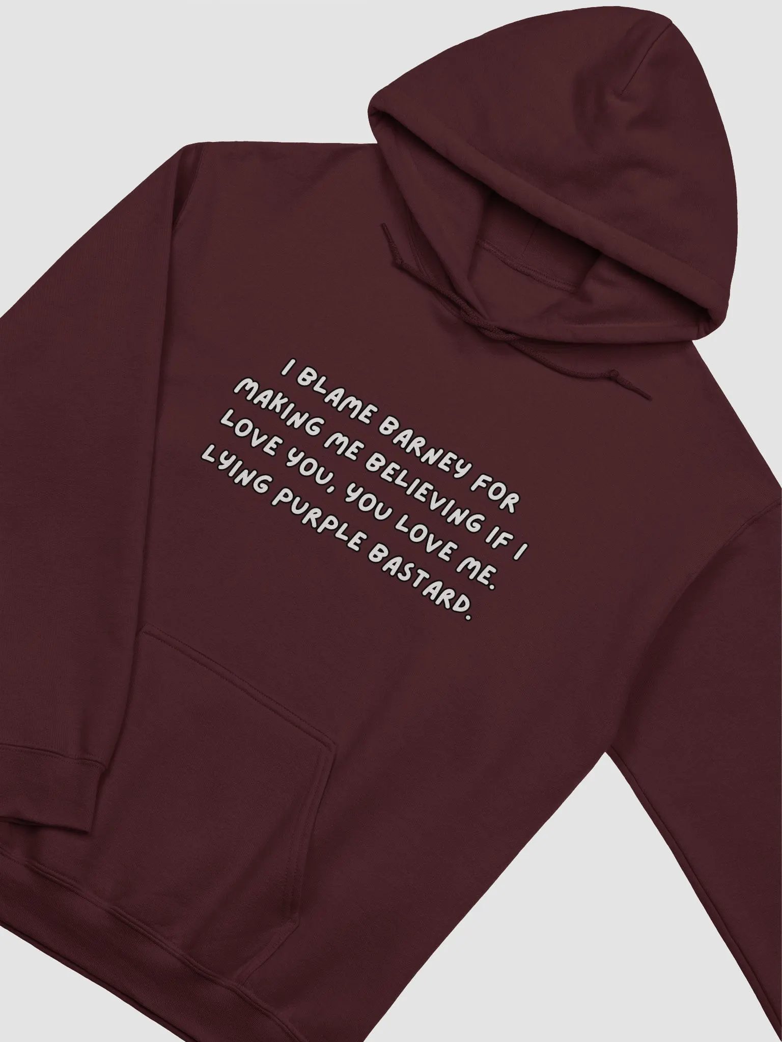 I blame Barney Hoodie product image (10)