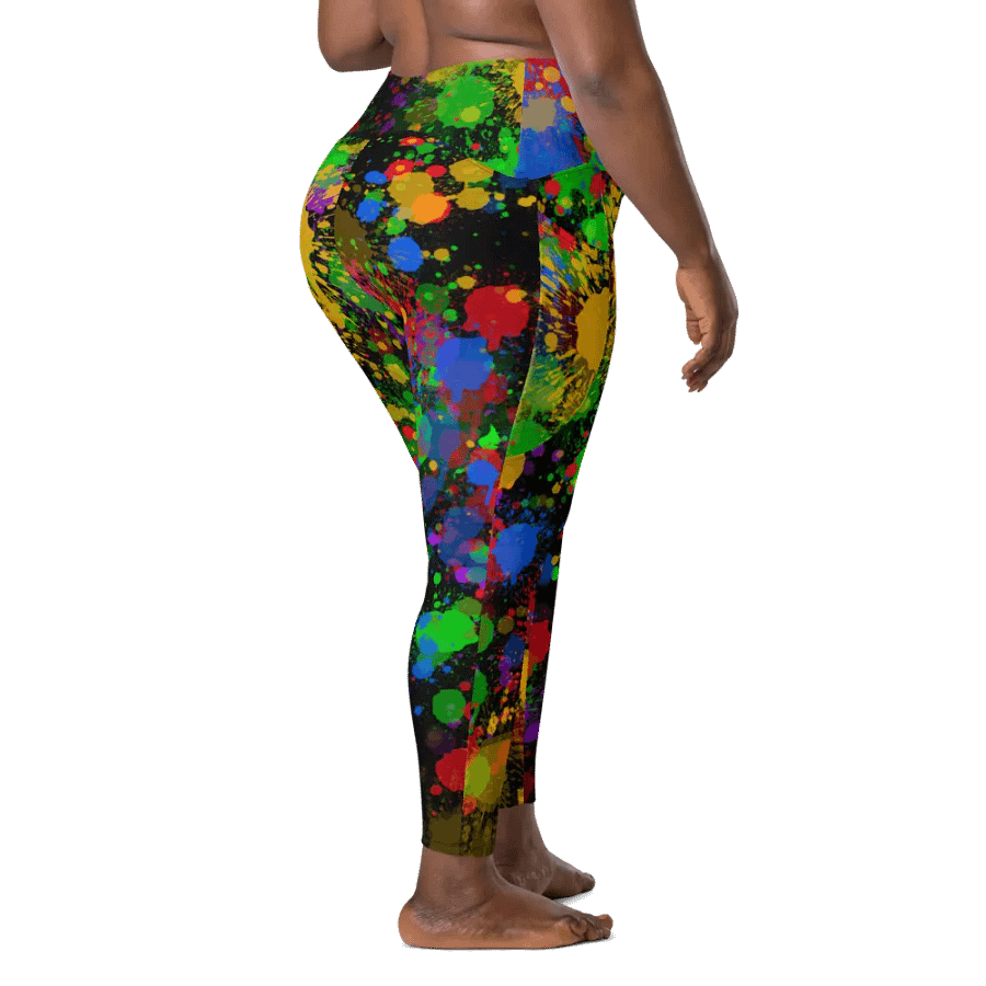 JokersVibe Graffiti Style Leggings with Pockets product image (3)