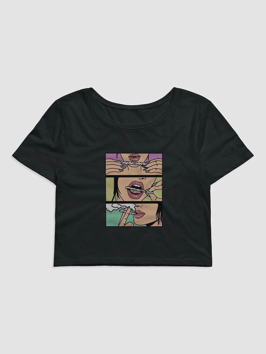 Pop Art Smoking Sequence Crop Tee product image (1)