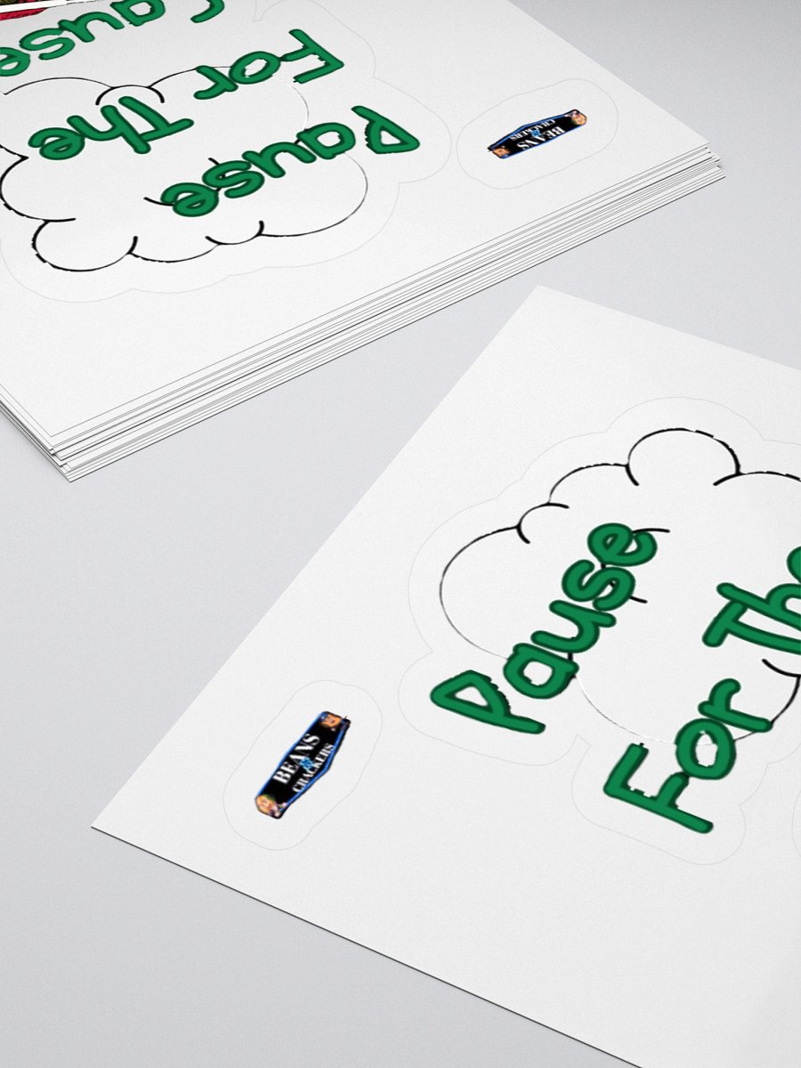 Pause For The Cause Kiss Cut Stickers product image (11)