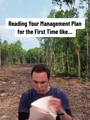 Do you have a management plan you’re following? Proverbs 21:5 The plans of the diligent lead to profit as surely as haste leads to poverty. Following a plan helps reduce financial waste, time loss, and keep you on track for your goals!  But it only helps IF you understand what youre reading and the WHY those management actions are important.  Comment 💯 if you know the whys of your management plan or 🤷🏻‍♀️ if youre in the dark/have no plan!  #landandladies #faithfamilyforest #christiantiktok #forestland #plans #youronlineforester #sustainability #timberland #inheritance #widowsoftiktok #familylegacy #land #landowner #themoreyouknow 