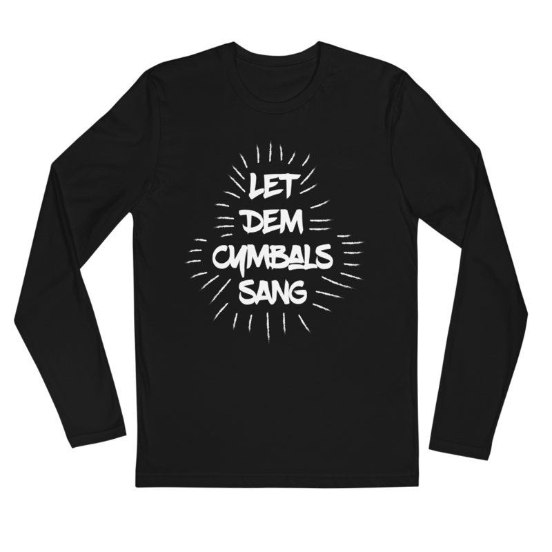 Let Dem Cymbals Sang Long Sleeve - Black product image (1)
