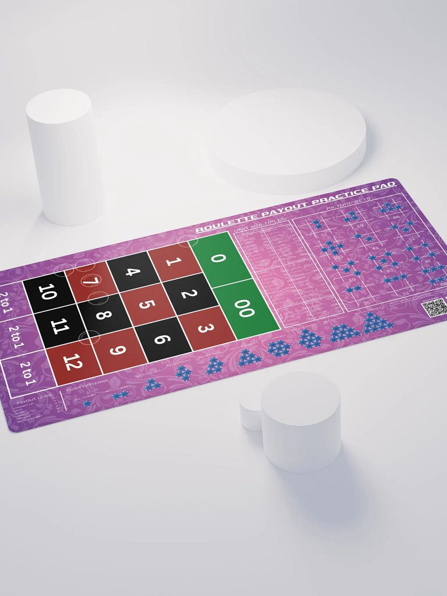 Roulette Payout Practice Pad - Alma Pink Fade product image (4)