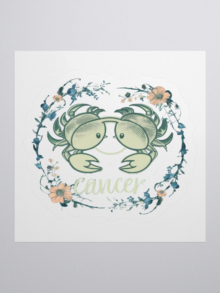 Cancer Zodiac Kiss-Cut Sticker product image (1)