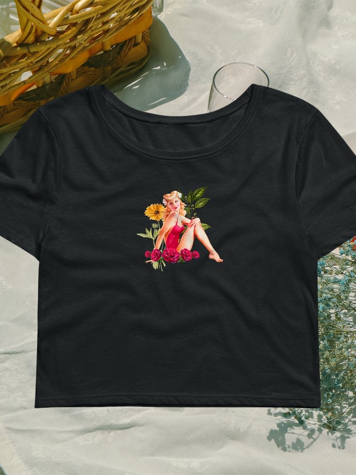 Vintage Girl Baby Tee product image (1)