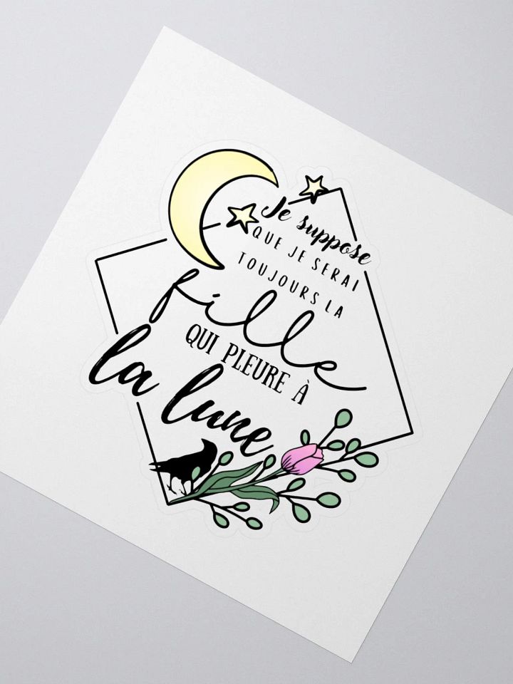 Pleure A La Lune Sticker product image (2)